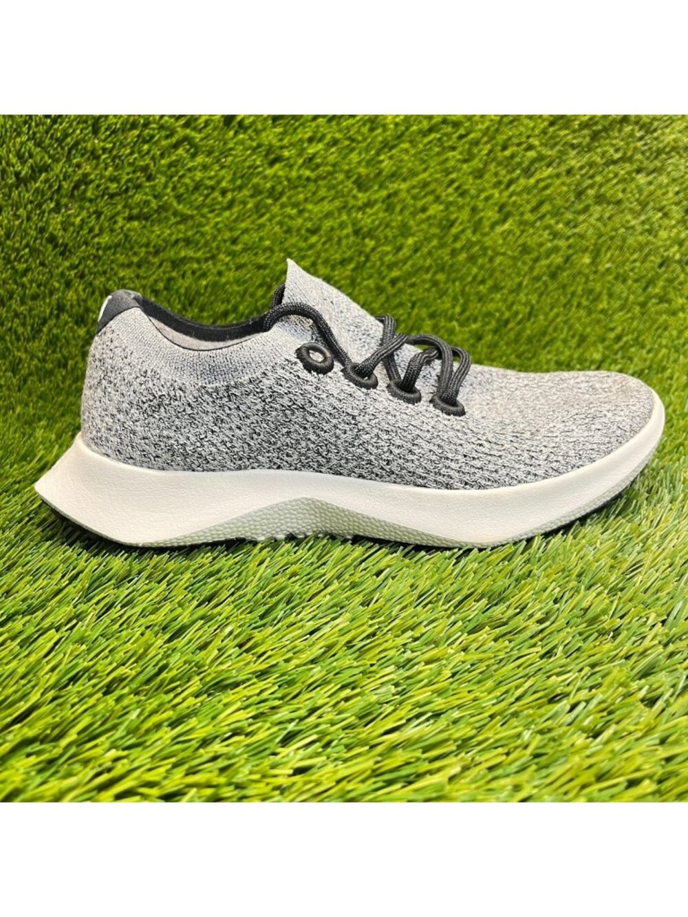 Allbirds Tree Dasher 2 Women Size 7.5 Gray White Athletic Running Shoes Sneakers